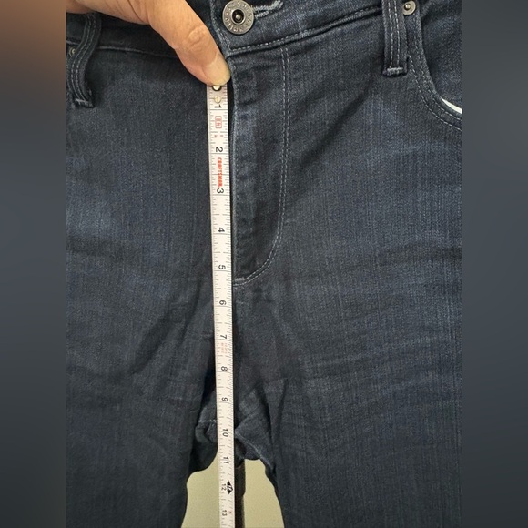 Adriano Goldschmied Dark Blue Denim Jeans The Farrah skinny. #007 - Picture 7 of 8